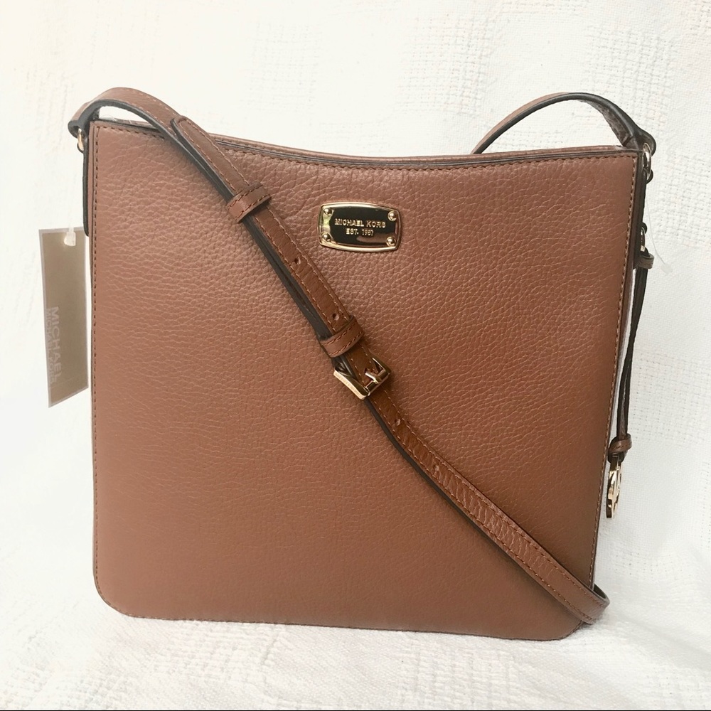 LAST 1 ⭐️ New MK pebble leather messenger brown - Picture 4 of 7